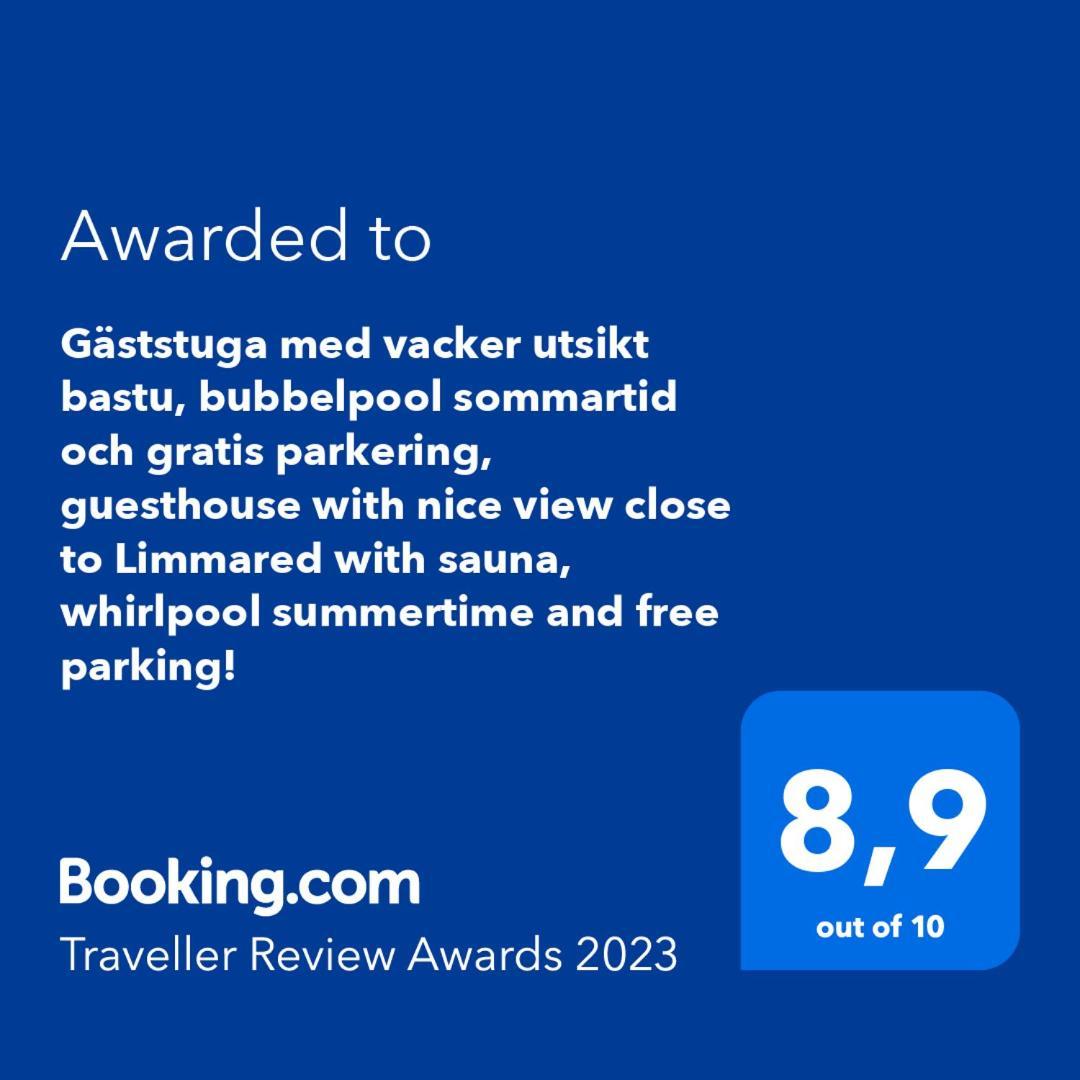 Gaeststuga I Vacker Natur, Bastu, Bubbelpool Sommartid Och Gratis Parkering Naera Ulricehamn Och Lassalyckan, Guesthouse With Nice View With Sauna And Free Parking Close To Dalsjoefors And Fishing 보라스 외부 사진